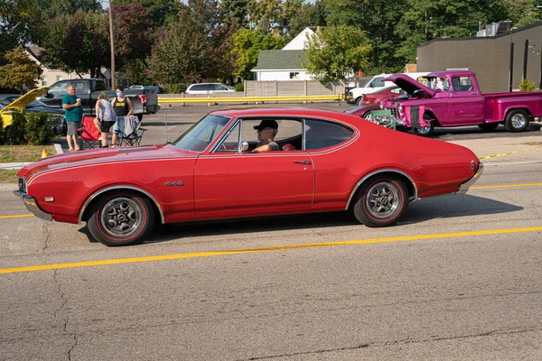 Jammin Junction Car Bike Show Roseville Michigan 2020 — Fotografia de Stock