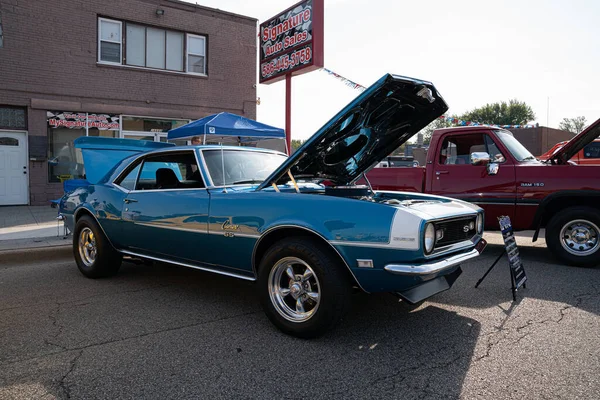 Jammin Junction Car Bike Show Roseville Michiganben 2020 — Stock Fotó