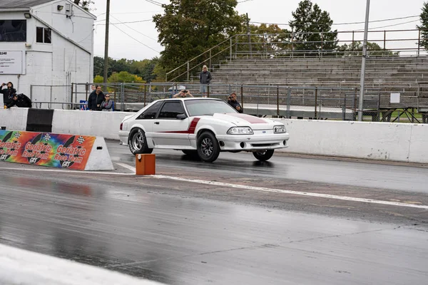 Drivers Testando Seus Carros Evento Gratuito Aberto Público Livre Para — Fotografia de Stock