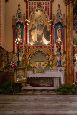 1 Mart 2024 'te Detroit, Michigan' dan St. Albertus Kilisesi
