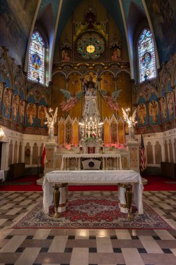 1 Mart 2024 'te Detroit, Michigan' dan St. Albertus Kilisesi