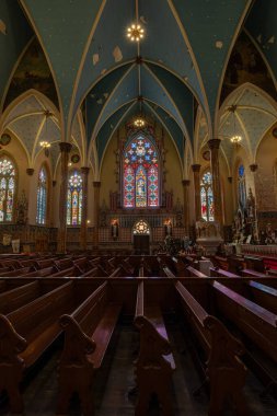 1 Mart 2024 'te Detroit, Michigan' dan St. Albertus Kilisesi