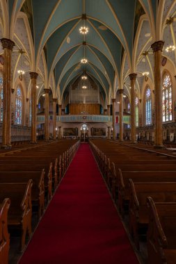 1 Mart 2024 'te Detroit, Michigan' dan St. Albertus Kilisesi