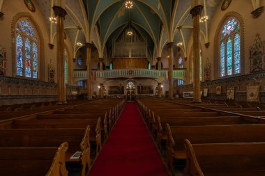 1 Mart 2024 'te Detroit, Michigan' dan St. Albertus Kilisesi