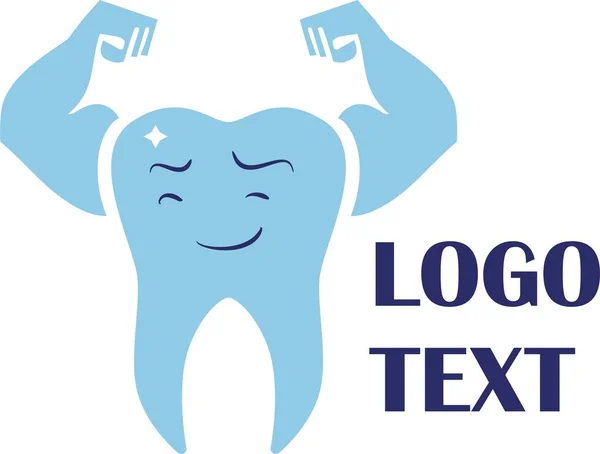 Diş logo yaratıcı şablon vektör çizim