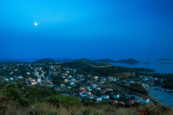 Niesamowite Archipelag Kornati Chorwacji Północnej Części Dalmacji Szczegół Słoneczny Miejscowości — Zdjęcie stockowe