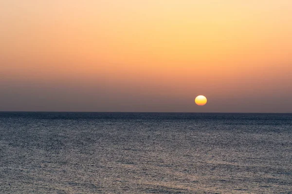 Coucher Soleil Incroyable Sur Mer Montego Bay Jamaïque — Photo