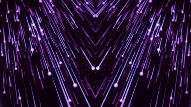 Violet hareket ediyor. Parlayan ışınlar. Geleceksel arkaplan