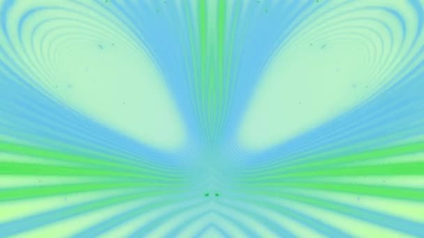 Движутся Сине Зеленые Волны Зеркальное Отражение Абстрактный Фон — стоковое видео