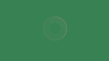 Soyut spiral hareketler. Küçük parçacıklar. Krom Anahtar