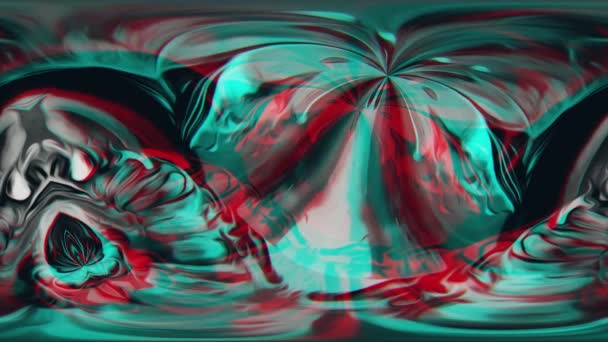 移动的油漆层 骨折的模式 迷幻背景 — 图库视频影像