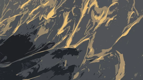 Abstract Layers Paints Golden Patterns Gray Background Creative Work — Stock Photo, Image