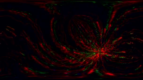 Енергетичні Потоки Русі Фрактальні Моделі Чорний Фон — стокове відео