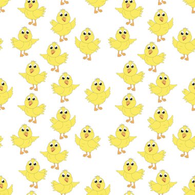 Tatlı piliçler kusursuz desen, kopyalama alanı