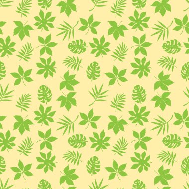 yeşil yapraklar pürüzsüz kalıp, boşluğu kopyala