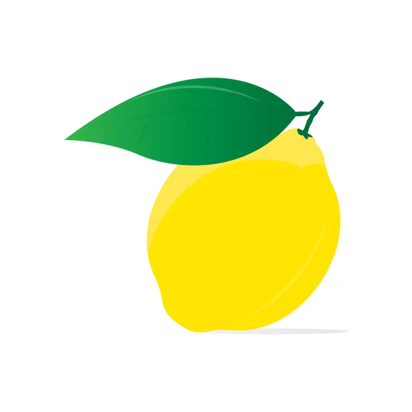 Лимонний Фруктовий Значок Проста Векторна Ілюстрація — стоковий вектор