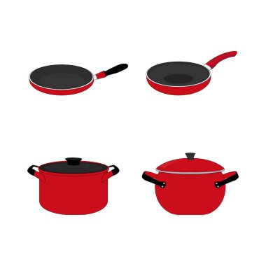 Küme tavalar, basit vektör illüstrasyonu   