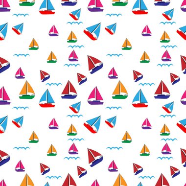 Gemiler kusursuz desen, boşluğu kopyala