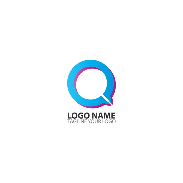 Logo Pour Votre Entreprise Illustration Vectorielle Simple — Image vectorielle