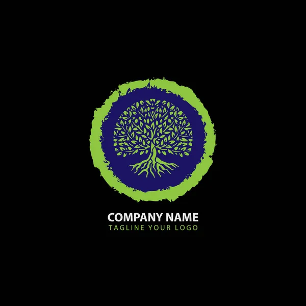 Logotipo Nome Empresa Ilustração Vetorial Simples — Vetor de Stock