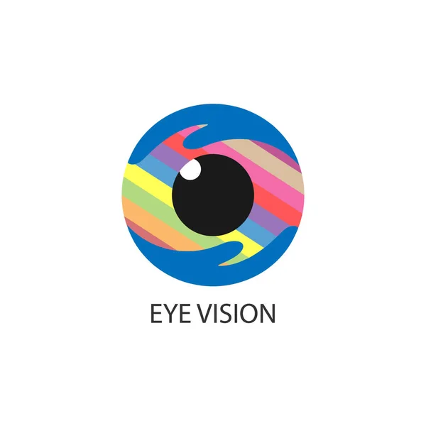 Logo Vision Oculaire Illustration Vectorielle Simple — Image vectorielle