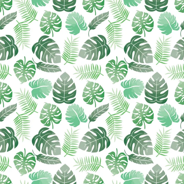 Nice Leaf Seamless Pattern — Stock Vector