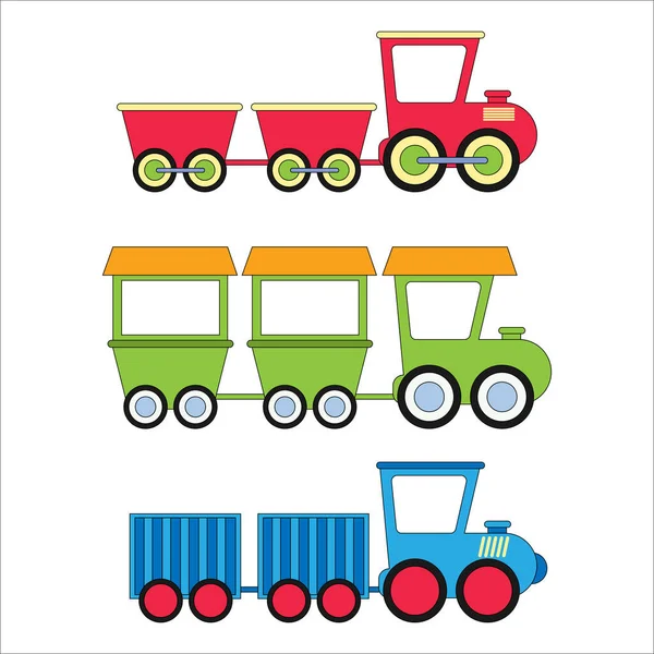 Train Illustration Vectorielle Simple Design — Image vectorielle