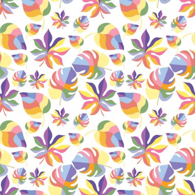 çizgi film tasarımı, yaprak karakteri, basit vektör illüstrasyonu