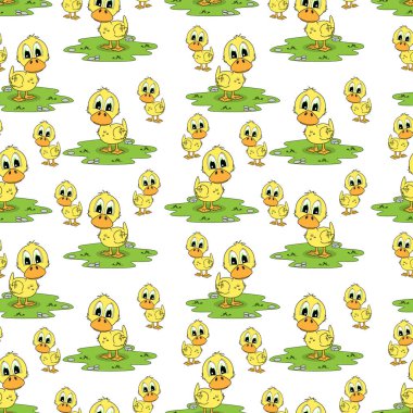 Şirin ördek çizgi film karakterinin desen tasarımı, kumaş, yatak, halı, dekoratif, yastık, kağıt, yatak, eşsiz