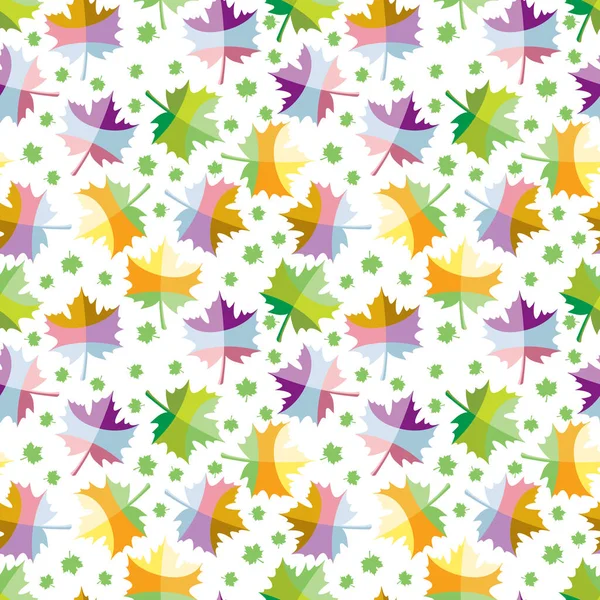 Renkli yapraklı desen tasarımı, kopyalama alanı