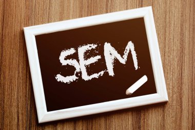 SEM. Metin için kopyalanmış el yazısı. Güzel doku..