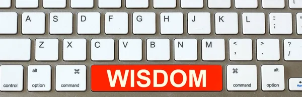 Hand Pushing White Background Clipping Path Wisdom — Stock Photo, Image