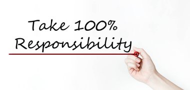 Hangi el yazısı kelime olursa olsun% 100 Sorumluluk Siyah Kalemi al