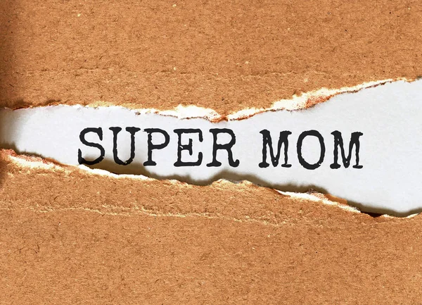 Super Mom. Your Journey Starts Here Motivational Inspirational Business Life Phrase Note