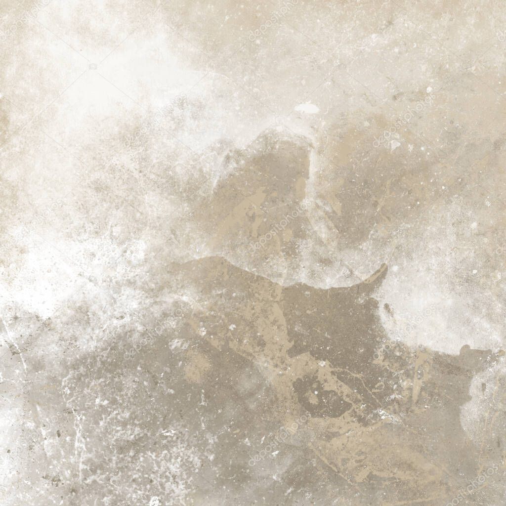 Beige abstract background. Imitation of stone texture. Design for ceramic tiles.