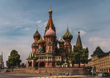 Moskova 'daki St. Bazils Katedrali 