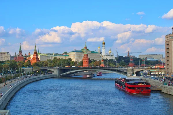 Moskva Kremlu Panoramatický Pohled — Stock fotografie