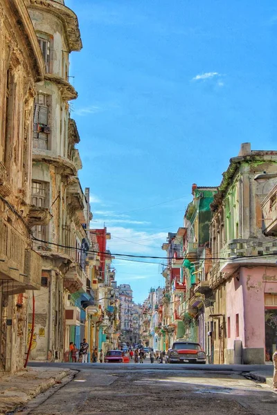 Нетуристична Вулиця Гавані — стокове фото