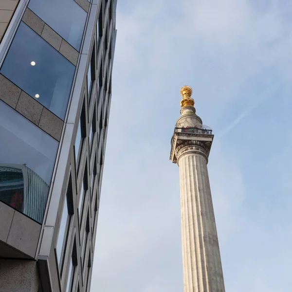 Büyük Londra Yangını Anıtı, Londra, İngiltere, Birleşik Krallık