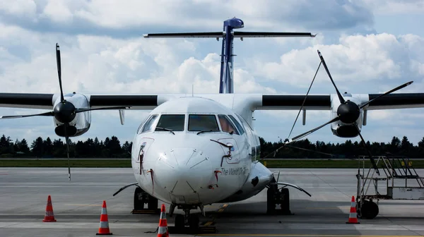Avion Cargo Fedex Aéroport Varsovie Chopin — Photo