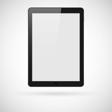 bilgisayar dijital ekran elektronik ekran akıllı tablet teknolojisi dokunmatik ekran vektörüne dokunur