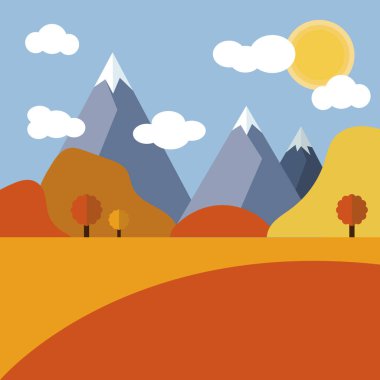 Ağaçlar, güzellik, seyahat, hasat, grafik, tarım, ev, çayır, sonbahar, manzara, sarı, orman, sonbahar, illüstrasyon, doğa, manzara, gökyüzü, yaz, çevre, turizm, çizgi film, açık hava, renkli arka plan, tasarım, tepe, çim