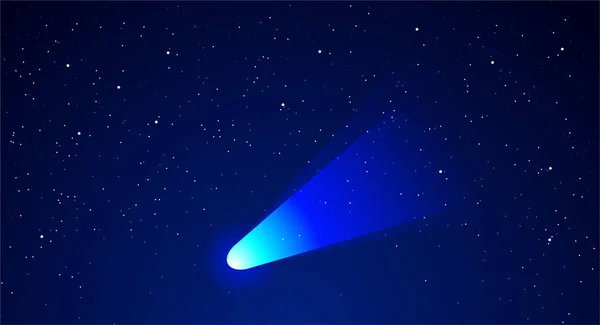 空の彗星です — ストックベクタ