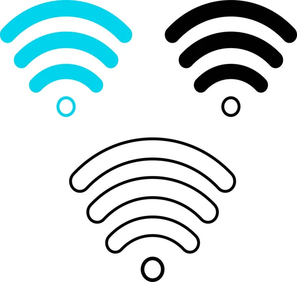 Wireless Signal Icon — Stock Vector