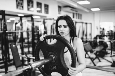 Spor olarak oldukça sportif kız çalışma