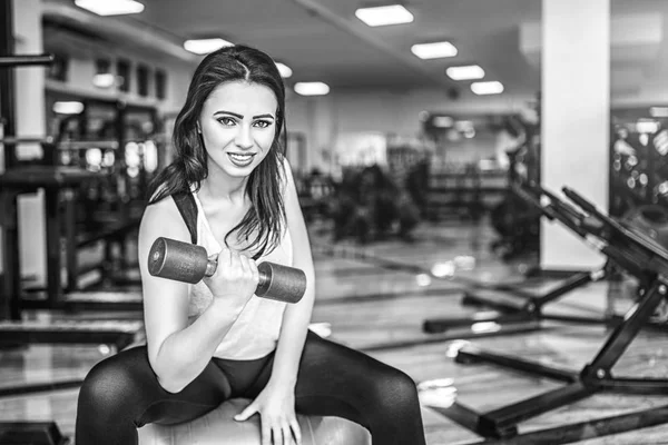 1,500+ Woman In Gym Working Out Black And White Photo Stock Photos,  Pictures & Royalty-Free Images - iStock