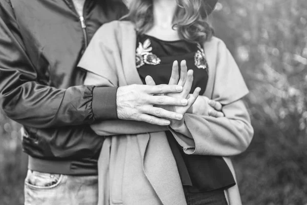 Happy Young Romantic Couple Spend Time Together Outdoor — Stock Photo, Image