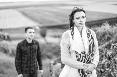 Romantik Genç çift keyfini birlikte vakit açık