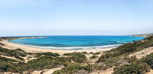 Panoramisch Uitzicht Zee Met Kust Stranden — Stockfoto