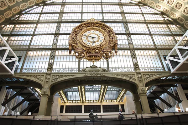 Foyer Principal Avec Horloge Musée Des Beaux Arts Orsay Paris — Photo